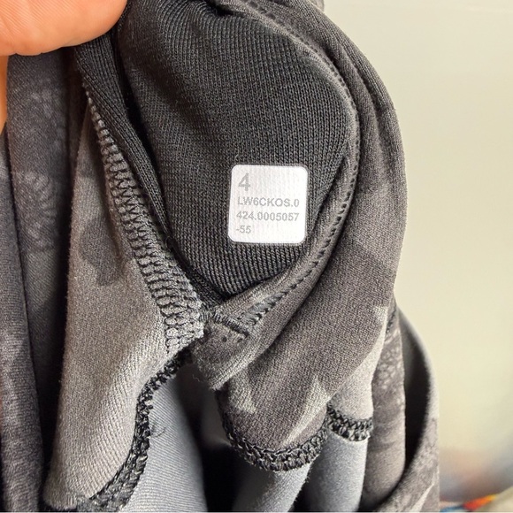 LULULEMON Hidden Heritage Lace Black Align High Rise Leggings - Picture 7 of 7